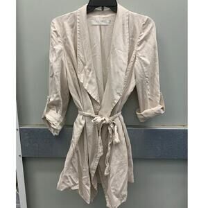 ASTR Light‎ Rolled Sleeved Trench Duster Coat